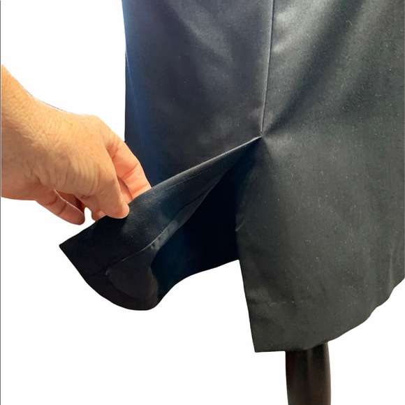 Ann Taylor LOFT Navy Periwinkle Blue White Color Block Sheath Dress 10 - Picture 3 of 5